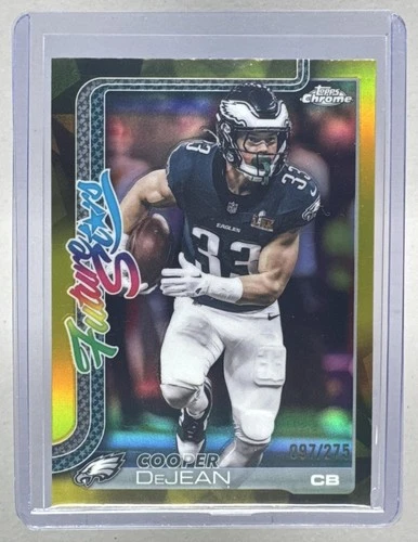 2025 Topps Chrome Cooper Dejean Yellow Refractor (RAW)
