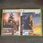 Halo 3 And Fable II (Xbox 360, 2009) CIB, Very Good