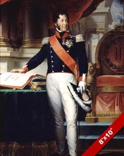 LOUIS PHILIPPE I FRENCH KING PORTRAIT PAINTING FRANCE ART REAL CANVAS PRINT