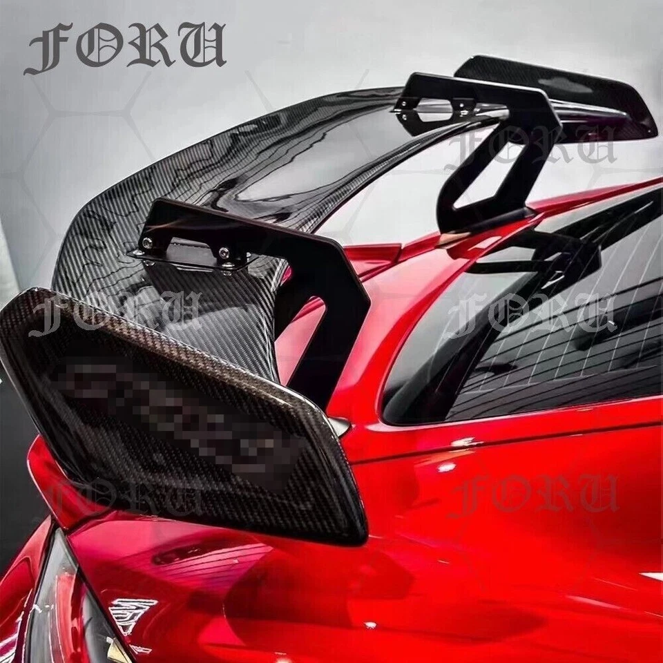 Alerón trasero de fibra de carbono estilo Boxter Cayman GT4 para Porsche 718 981 987 Foto 2 de 4