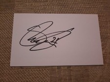 Signed Shaun Byrne Raith Rovers Football White Index Card 2023/24