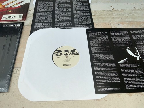Big Black - It's Toasted + LUNGS 2 x Vinyl STEVE ALBINI Shellac RAPEMAN new - Picture 4 of 12