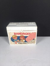 Fisher Price Toy Plastic Box of Bandages for First Aid Kit no Bandages Included