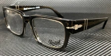 PERSOL PO3315V 1103 Transparent Gray Large Men's 55 mm Eyeglasses