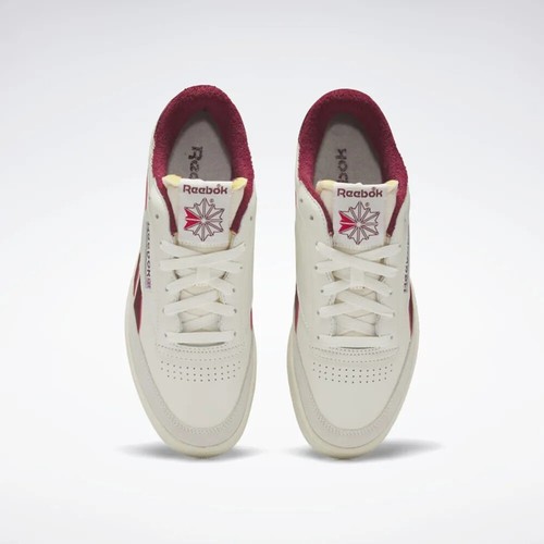 Reebok Club C Revenge Vintage GW7263 Sneaker Moda Uomo Gesso Pelle Alabastro - Foto 15 di 40