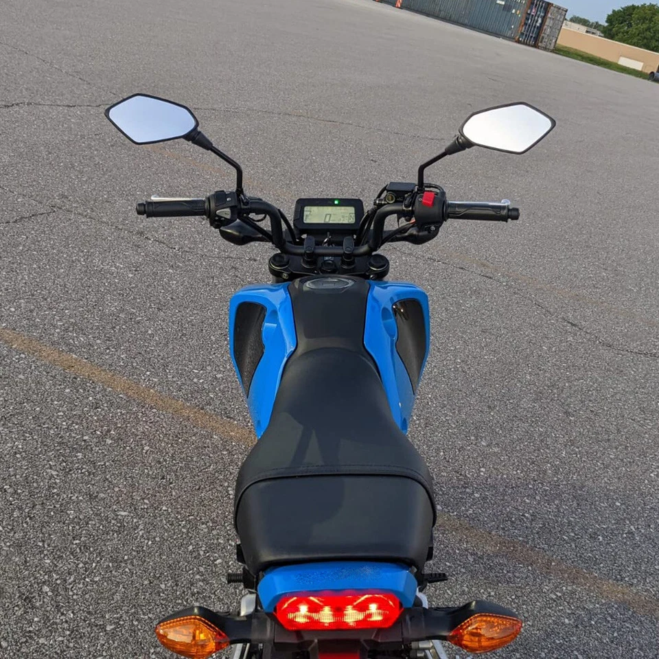 Espejos retrovisores todo terreno negros para motocicleta Honda CRF250X CRF250R CRF450X EE. UU. Foto 3 de 4