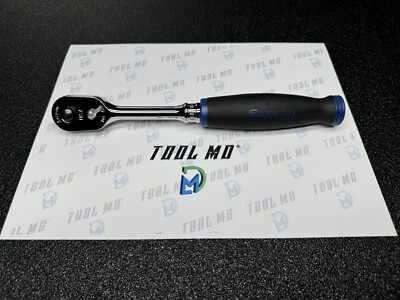 Snap-on Tools NEW 3/8'' Drive POWER BLUE Soft Grip QUICK-RELEASE Ratchet FHR80