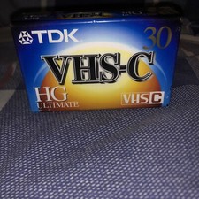 TDK E-HG Extra High Grade TC-30 Blank Camcorder Cassette Tape