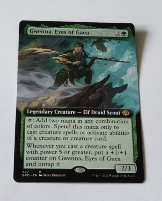 MtG Gwenna, Eyes of Gaea (BRO-347) Rare Full Art English MINT