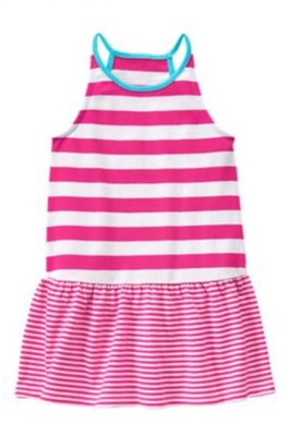 NWT GYMBOREE Girls Mix N Match Pink Striped Dress New Knit 18-24 M | eBay