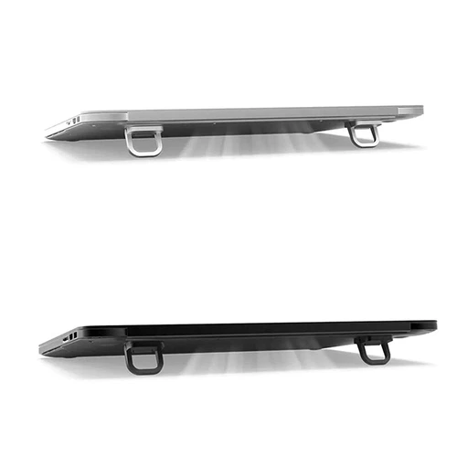 1 Pair Laptop Stand Radiator Mini Portable Legs Aluminum Base Support Tools