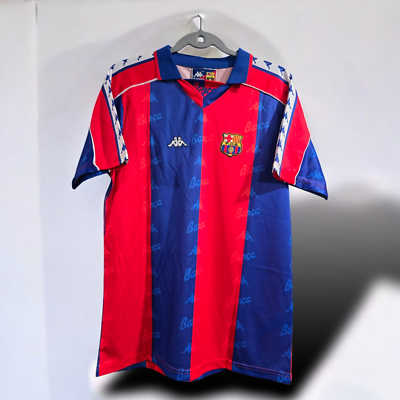 Barcelona Home 94/95 - Retro - ROMARIO # 10 - Large (USA-Medium