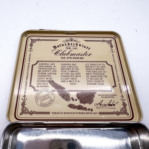 Vintage Blechdose Zigarrendose Clubmaster Superior Cigarillos Sumatra Nr. 141 - Picture 10 of 14