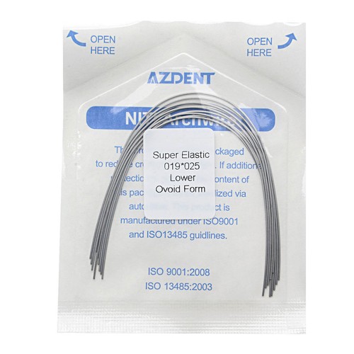 Dental Orthodontic Arch Wire Wires Oval Form Stainless Steel Round/Rectangular - Photo 179/208