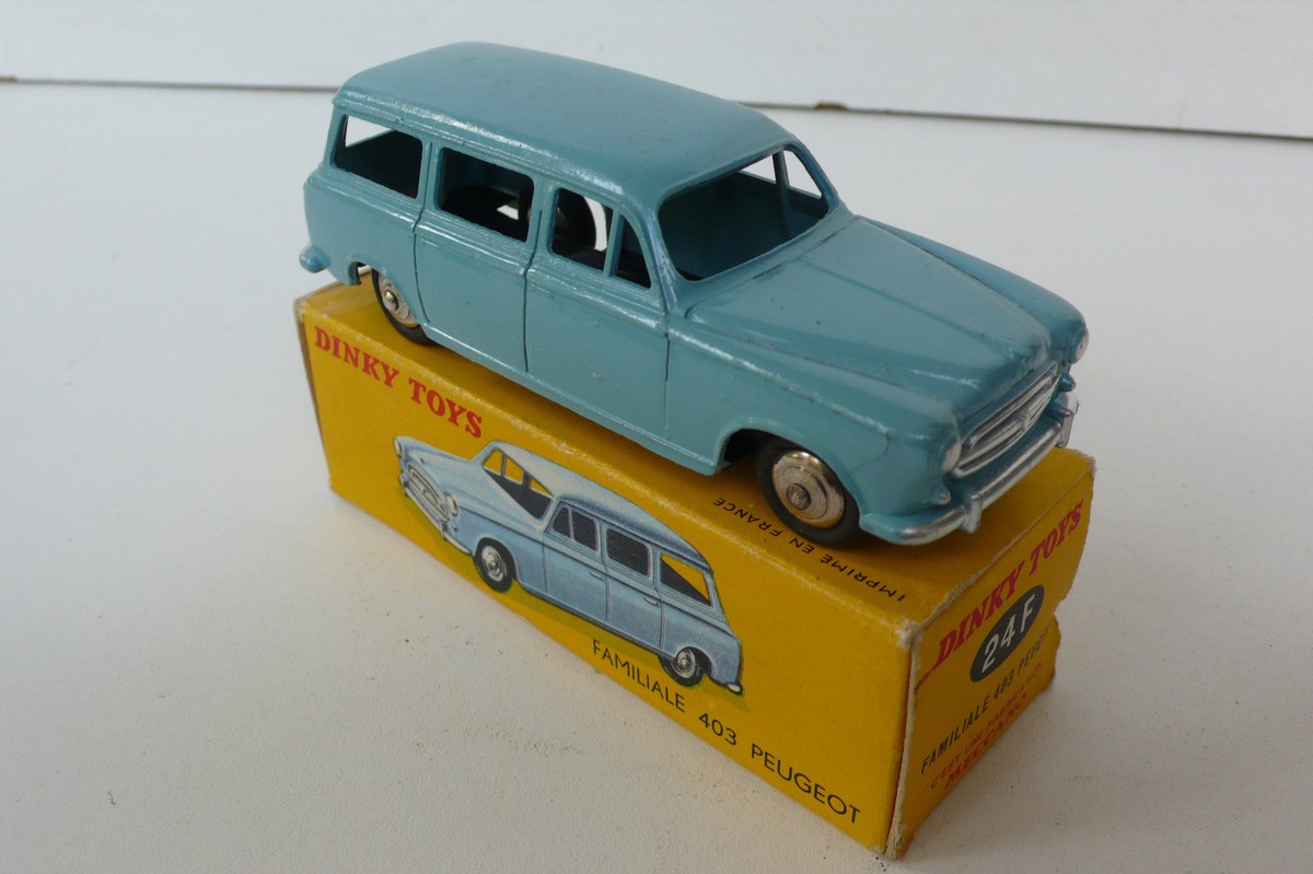 Jouet Ancien Dinky Toys France - Peugeot 403 Familiale (1958-1959) échelle 1/43, Avec Boîte D'origine