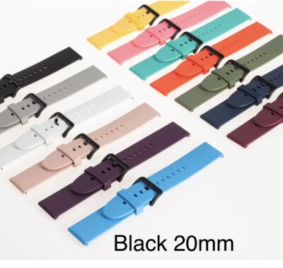 Silicone Replacement Watch Band Strap for Samsung Galaxy Watch Active 2 20mm UK