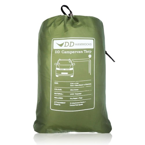 DD Campervan Tarp 2.5x2.5 | 0x250 cm cm | PU3000 mm wetterfest Polyester| B...