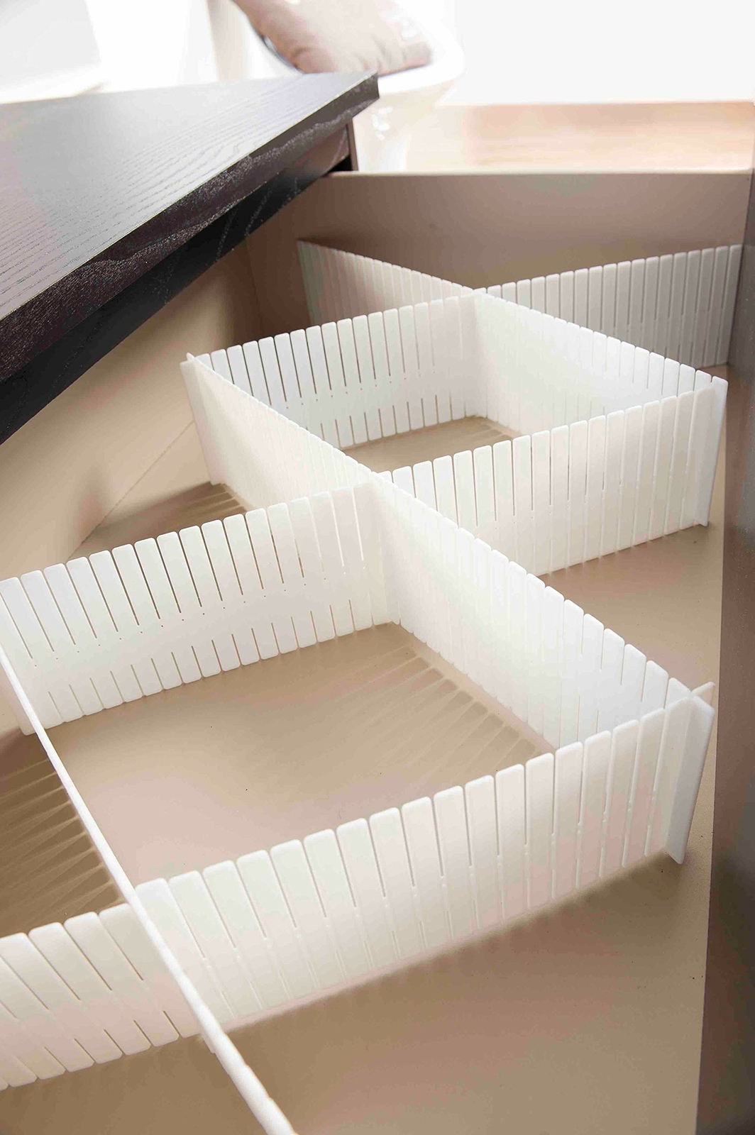 Compactor Set da 3 Separatori cassetti, Bianco, 44 x 10 cm (i5X)