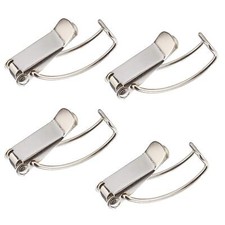 Spring Loaded Toggle Latch Hasps Stainless Steel for Toolbox/Case 4-Pack