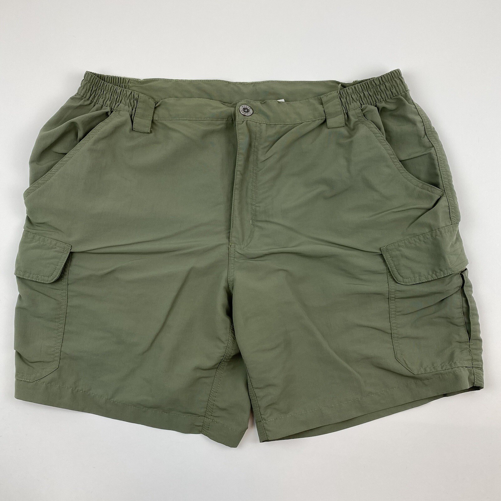 White Sierra Men's XL Olive Green Nylon Cargo Shorts … Gem