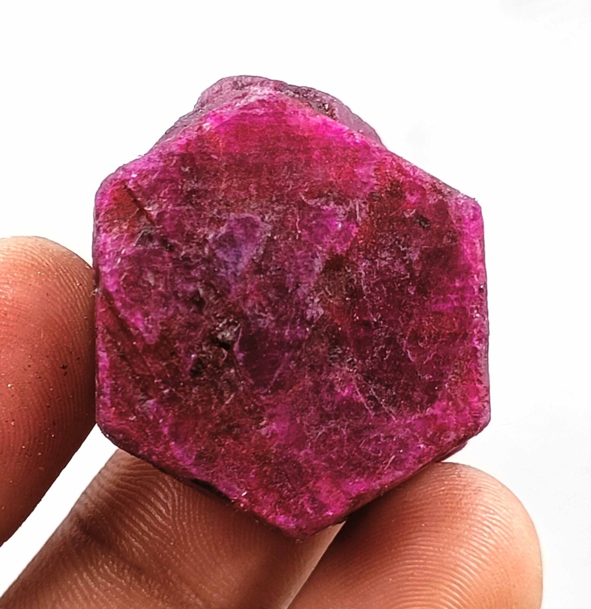 Rock Rough 200Ct Certified Natural African Red Ruby Chakri Uncut