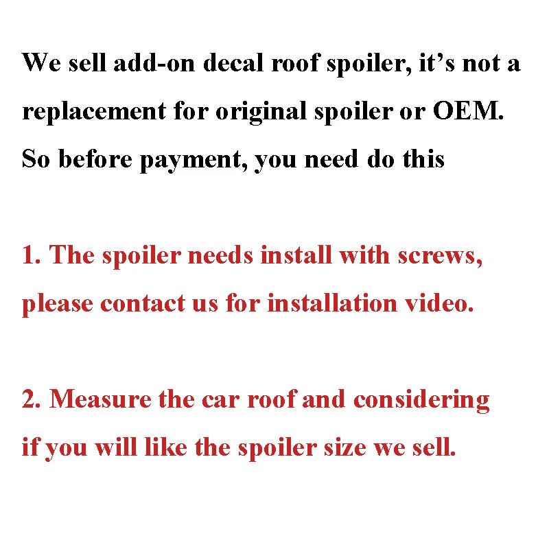 Fit For Saturn Astra 2008-2009 Universal Rear Tailgate Roof Spoiler W/ LED Light - Image 2 of 4