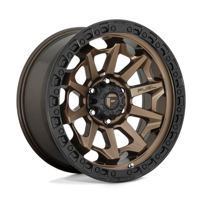 18X9 Fuel 1PC D696 COVERT 5X5.0 -12MM MATTE BRONZE BLACK BEAD RING