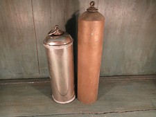 Ancienne Bouillote Chaufferette Lit Laiton trench art french antique militaire