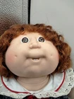 Vintage Cabbage Patch Kid Red Cornsilk Hair Head Mold #10 2 BOTTOM TEETH