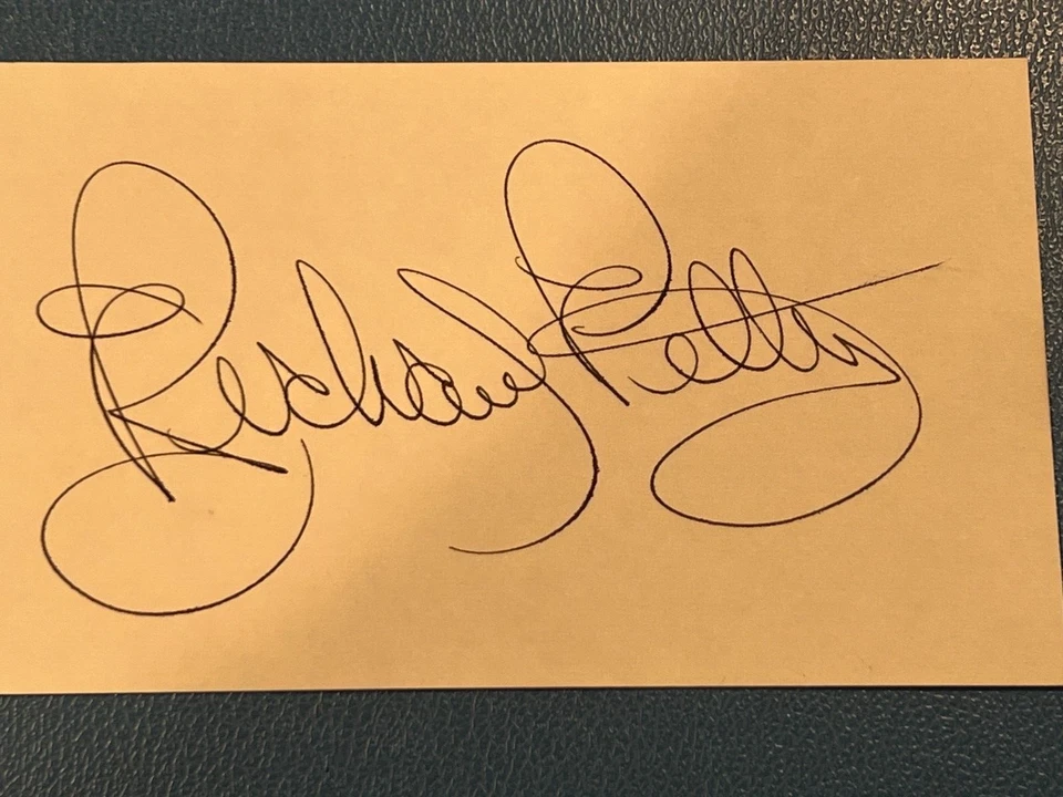 RICHARD PETTY  HAND SIGNED 3" x 5" Index card NASCAR GREAT - Image 2 of 2
