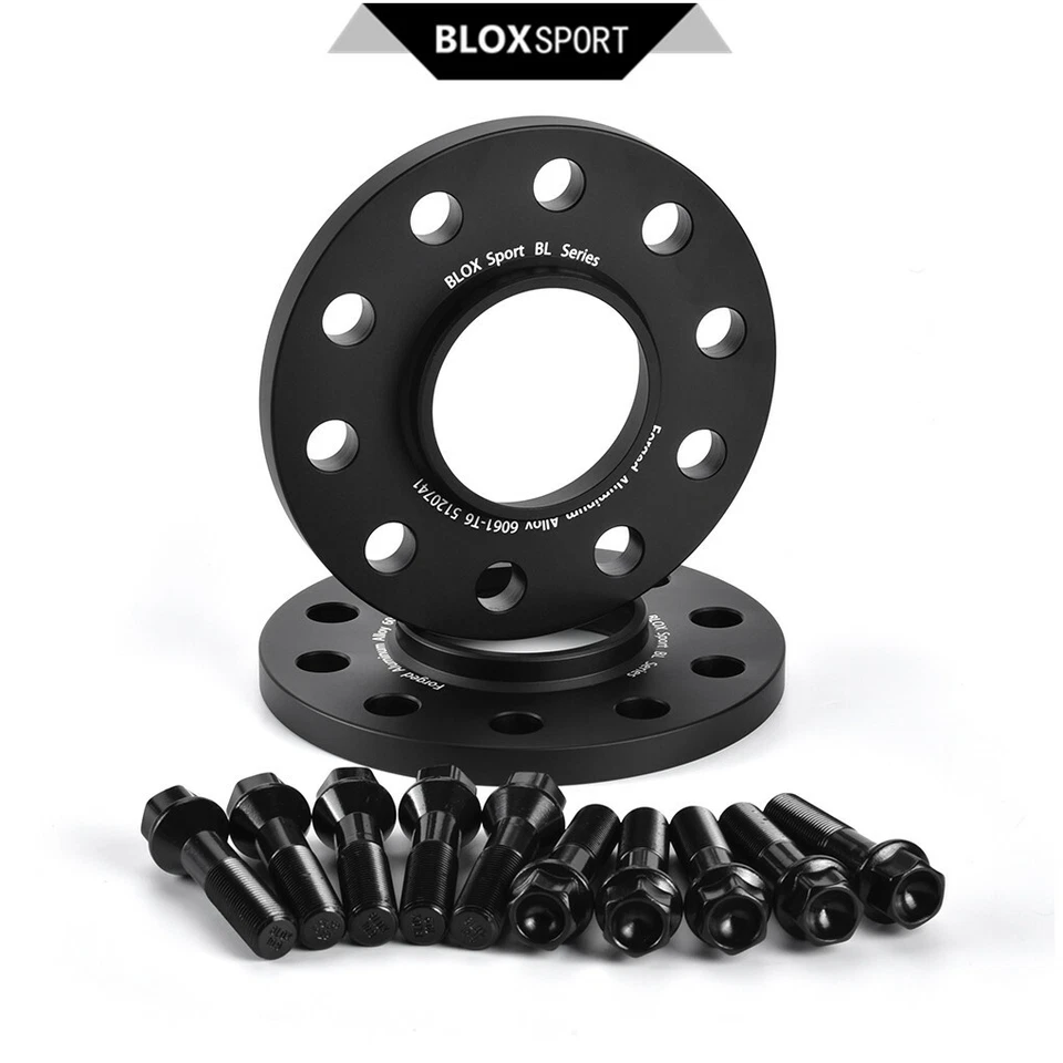 2 x 12 mm + 2 x 15 mm 5x120 CB74.1 para BMW 540i 520d 520i 530i espaciadores de rueda de turismo Foto 4 de 4