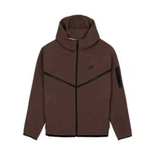 Men M Medium  Nike Tech Fleece Hoodie Jacket Baroque Brown Windrunner HV0949-237
