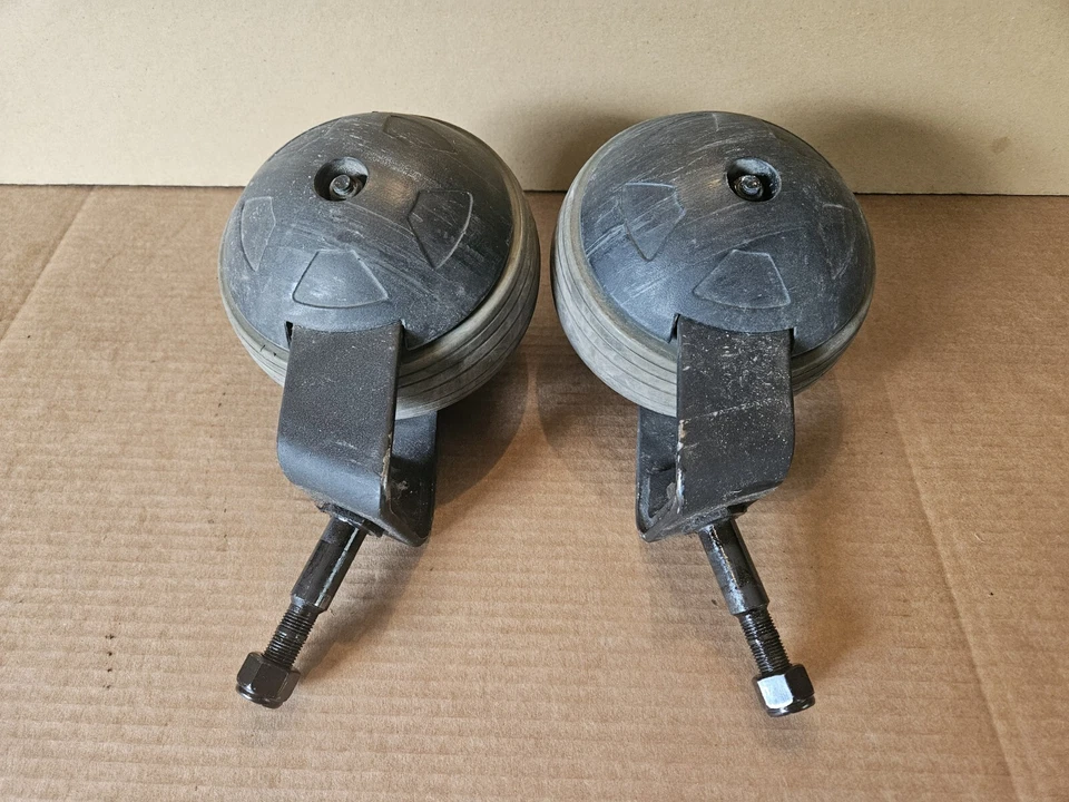 Pride Mobility Quantum Jazzy 600 E rear caster wheel 6" tire - Image 3 of 4