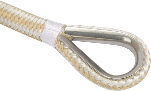 NovelBee 3/8 In X 200 Ft Double Braid Nylon Anchor Line with Thimble and Chuck - Bild 6 von 9