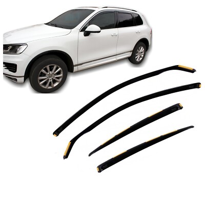 Wind Deflectors visors rain guards Acura TSX 2008-2014 4pcs In-Channel