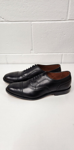 Allen Edmonds Strand Kappe Zehe Oxford Elegant Herren Leder Schwarz Schuhe, Größe 11.5D - Bild 2 von 13