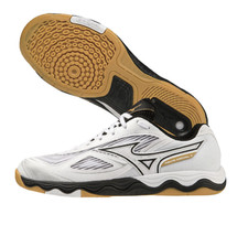 Mizuno Japan WAVE MEDAL 7 Table Tennis Shoes 81GA2315 Ping Pong White