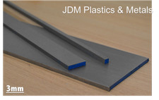 3mm Gauge Plate - All Widths - 500mm Long G.F.S Ground Flat Stock O1 Tool Steel