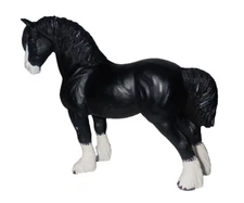 Safari Ltd Shire Stallion Black Draft Horse Figure 2006 Winners Circle 4.5"