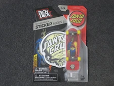 Santa Cruz Tech Deck skateboard fingerboard vintage Throwback Sticker Series 3/6