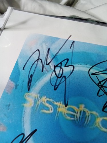 Systematic Signed Album Cover Printout Paul Bostaph Johny Chow Adam Ruppel Tim - Picture 6 of 6