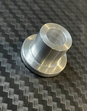 ALUMINIUM TOP HAT SPACER 14mm small OD 15mm long 21mm large OD 8.2 hole CNC