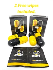 Crep Shoe Freshener Pack Of Two With Two Free Wipes.