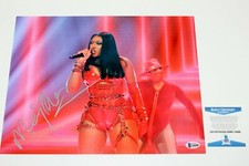 SEXY RAPPER MEGAN THEE STALLION SIGNED 11x14 PHOTO 3 BECKETT COA WAP SAVAGE PETE