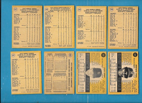 1971 OPC 71 O PEE CHEE TOPPS MLB BASEBALL CARD 265-392 SEE LIST - Picture 113 of 231