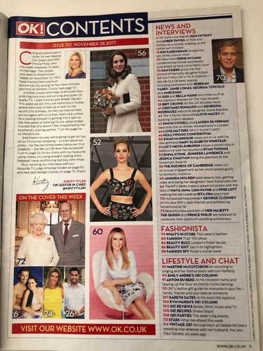 ROYAL FAMILY / LOVE ISLAND / AMIR KHAN / RONALDO UK OK! MAGAZINE 11/2017 - Foto 3 di 10