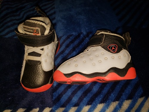 Toddler Boys Nike Jordan Jumpman Team 820275-016 Black/Gray/Infrared Shoes 5C - Picture 2 of 6