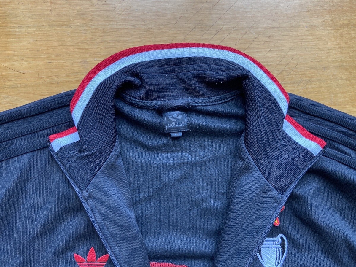 1990s MILAN RETRO FOOTBALL SOCCER TRACK JACKET ADIDAS 648225 1990s MILAN RETRO FOOTBALL SOCCER TRACK JACKET ADIDAS 648225