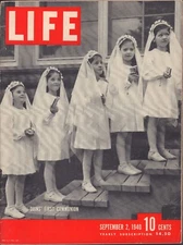 LIFE September 2,1940 Quints' First Communion / Henry A Wallace / US Flag Sales 