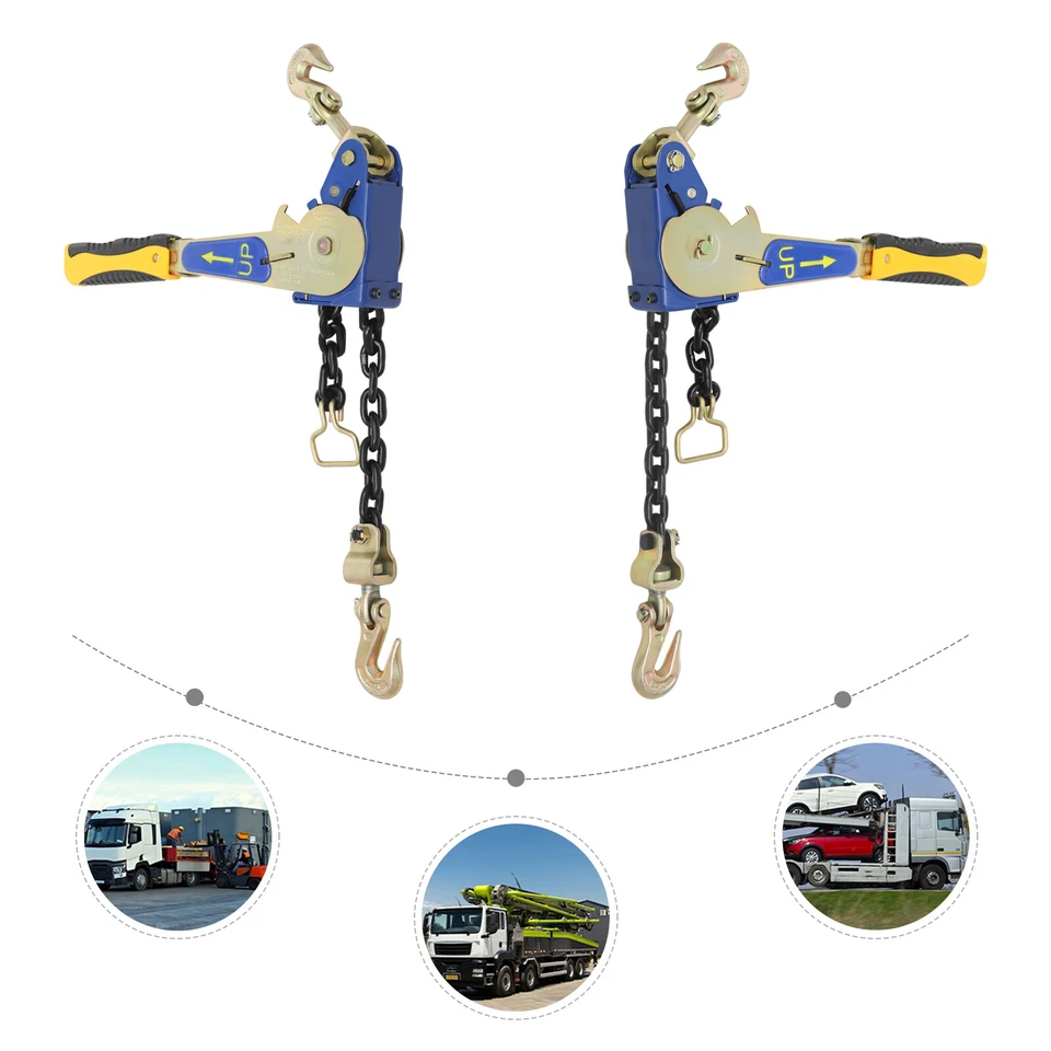 Ratcheting Chain Load Binder, Heavy Duty Tie Down Ratchet Load Binder 5/16-3/8in - Image 2 of 4